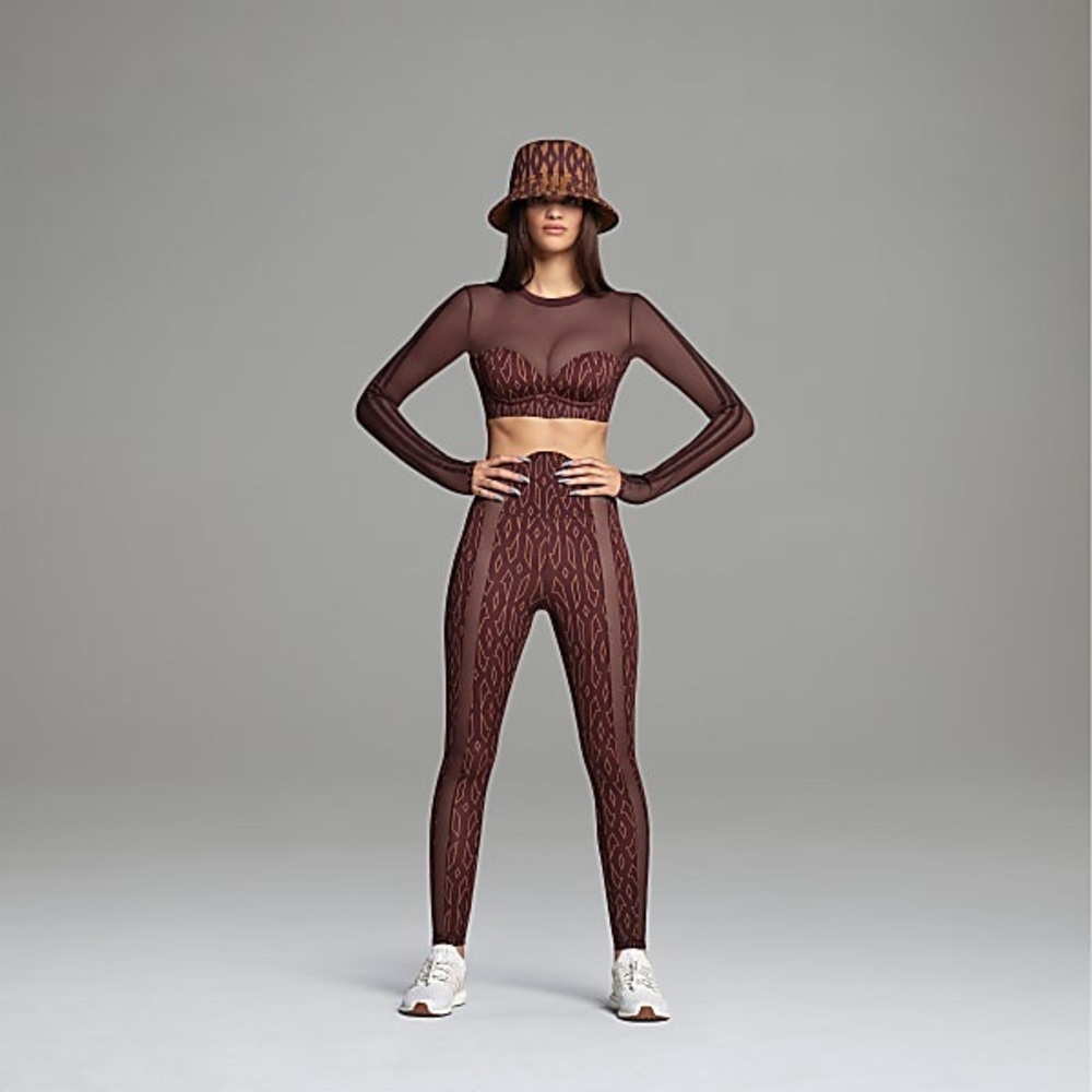 IVY PARK x Adidas Icy Park Monogram Crop Top